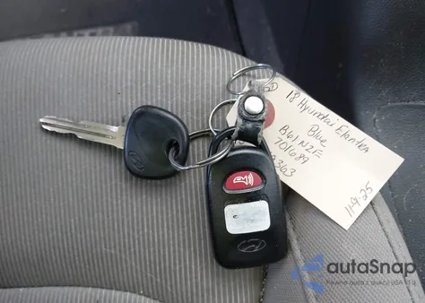 2018 Hyundai Elantra Sel from USA, damaged, VIN KMHD84LF9JU701689